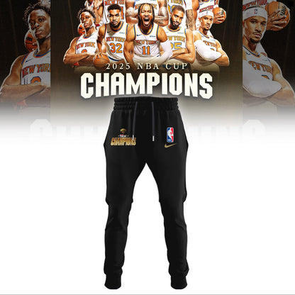 Limited Edition NY Knicks 2025 Emirates NBA Cup Champions Shirt