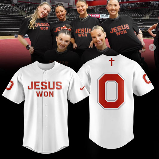 Jesus Won Ohio State Buckeyes Limited Edition Jersey