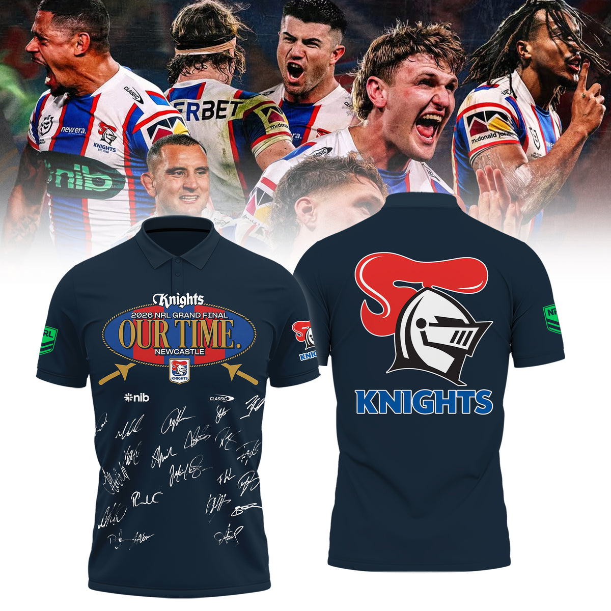 Newcastle Knights 2026 Grand Final Polo Limited Edition