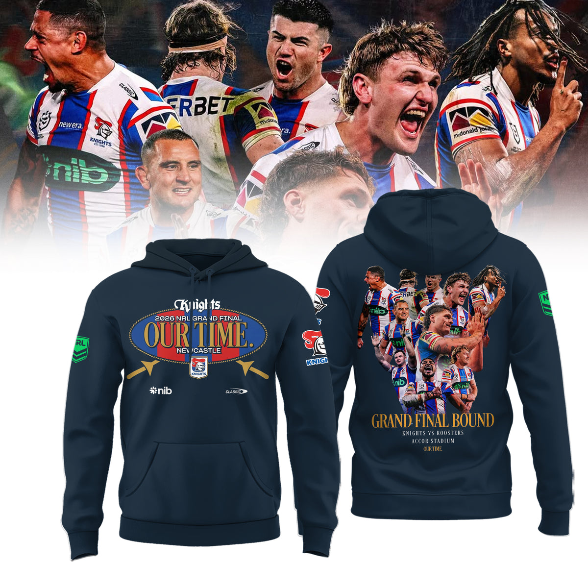 Newcastle Knights 2026 NRL Finals Limited Hoodie