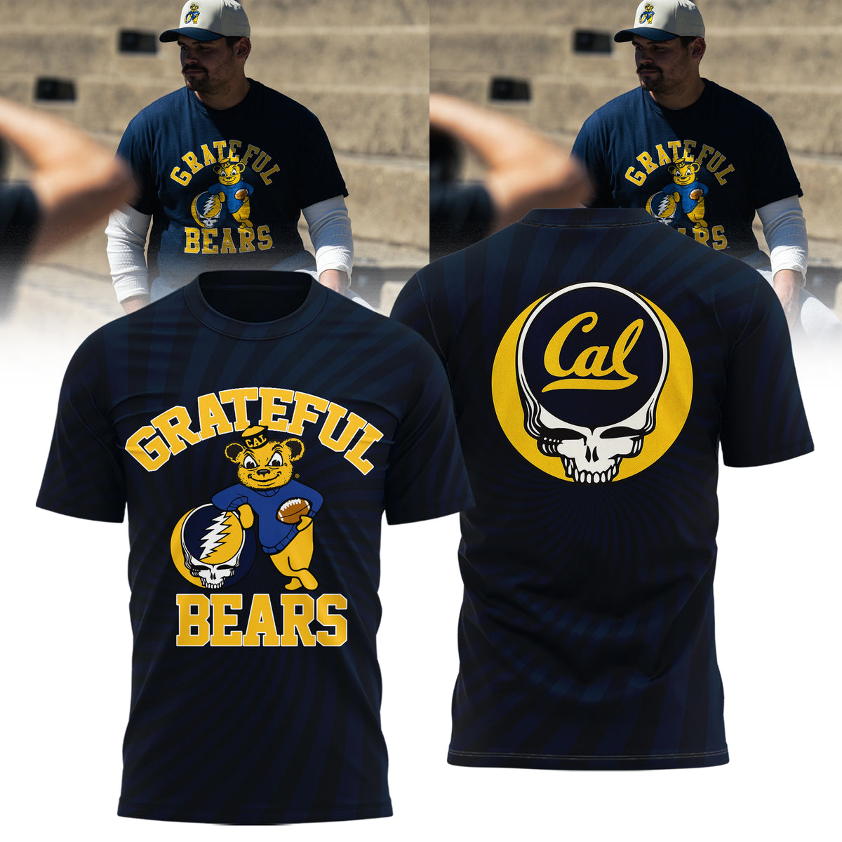California Golden Bears Grateful Dead TShirt