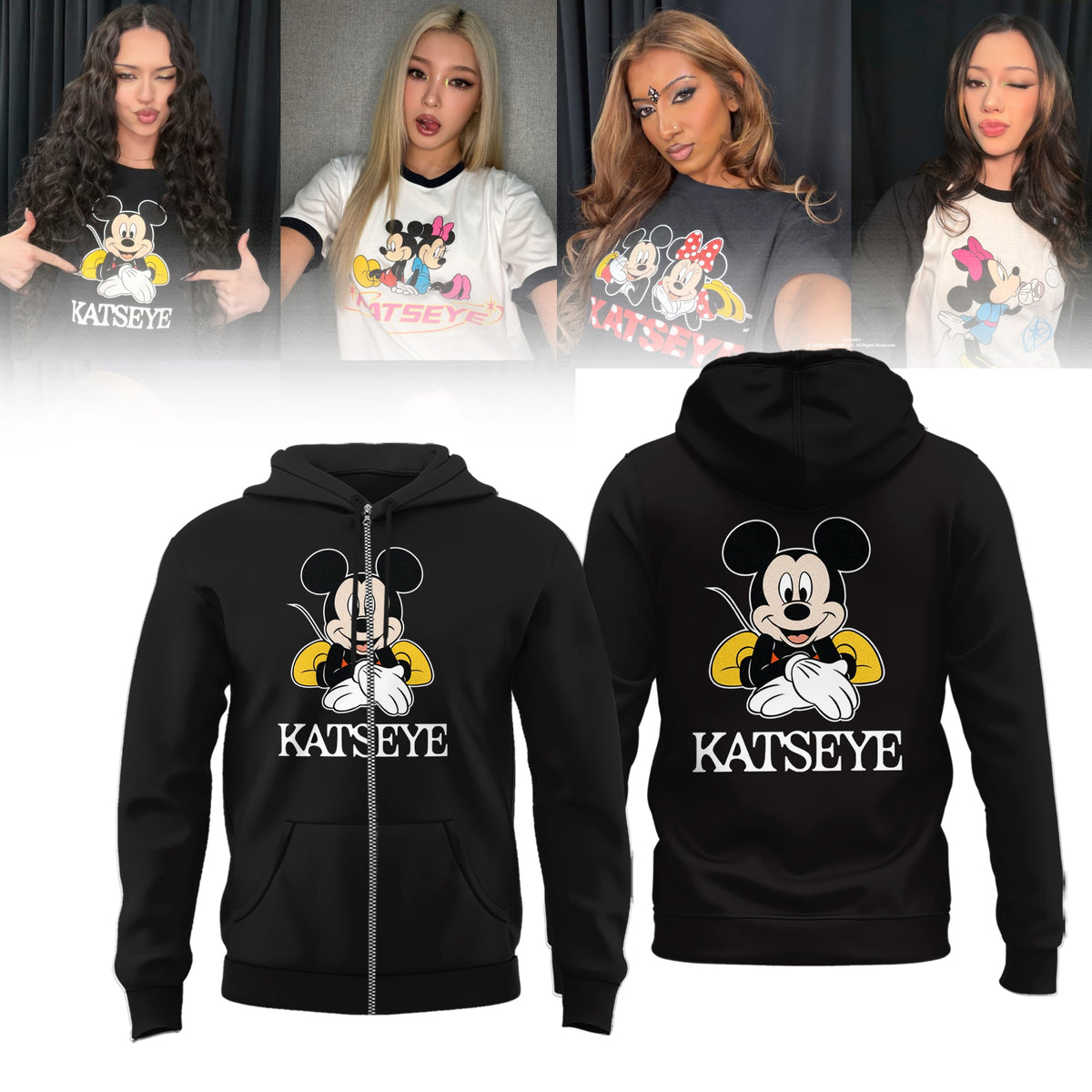 KATSEYE x DISNEY 2026 ZipHoodie Limited Edition