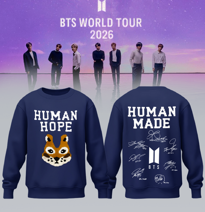 BTS Comeback & World Tour 2026 Limited Edition Signature “ Sweatshirt