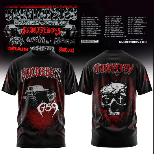 Greyday 2026 “ North American Tour T-Shirt