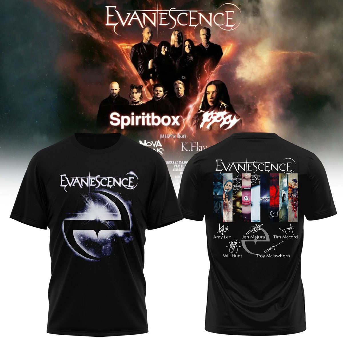EVANESCENCE US & UK 2026 WORLD TOUR Collection