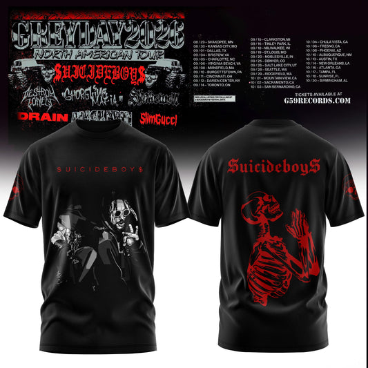 Greyday 2026 “ North American Tour T-Shirt