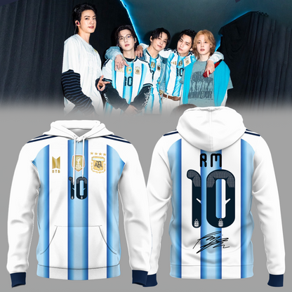 Argentina National Football Club x BTS WORLD TOUR ‘ARIRANG’ Limited Edition Signature – Hoodie