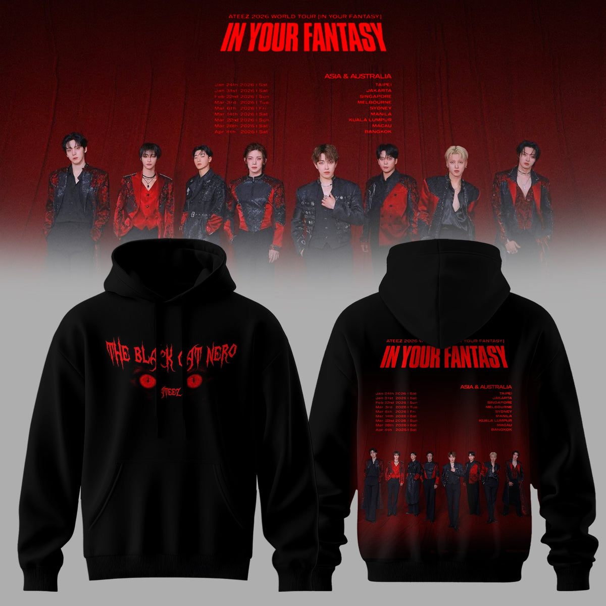 Ateez “ In Your Fantasy World Tour 2026