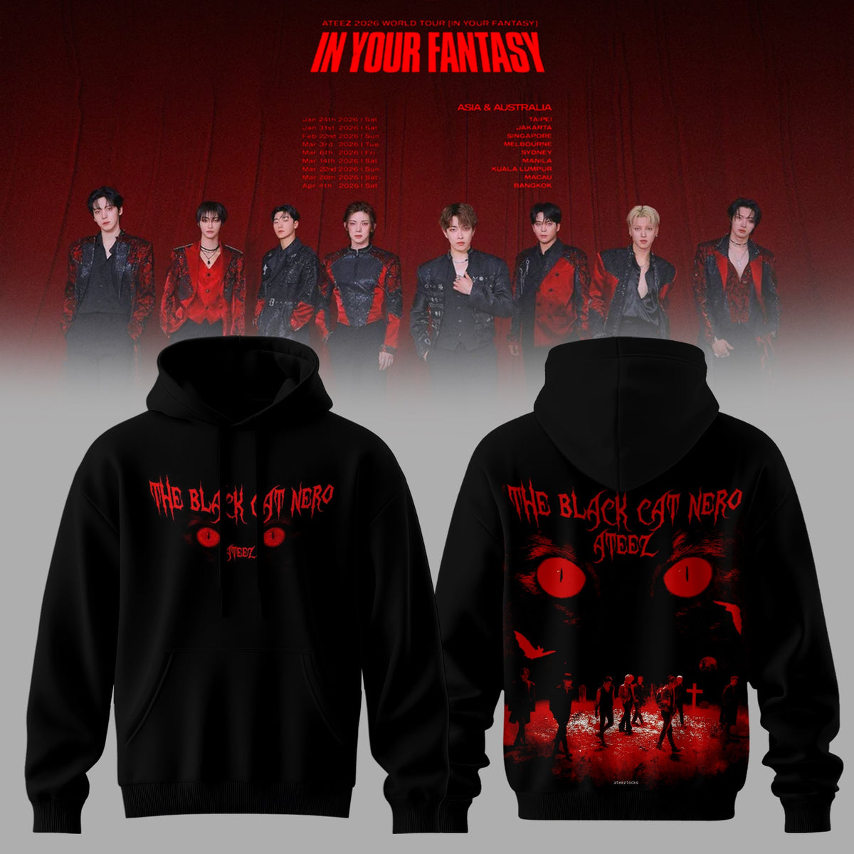 Ateez “ In Your Fantasy World Tour 2026