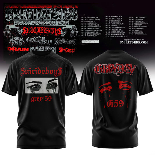 Greyday 2026 “ North American Tour T-Shirt