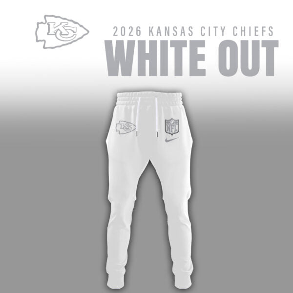 Kansas City Chiefs 2026 White Out Limited Edition Hoodie