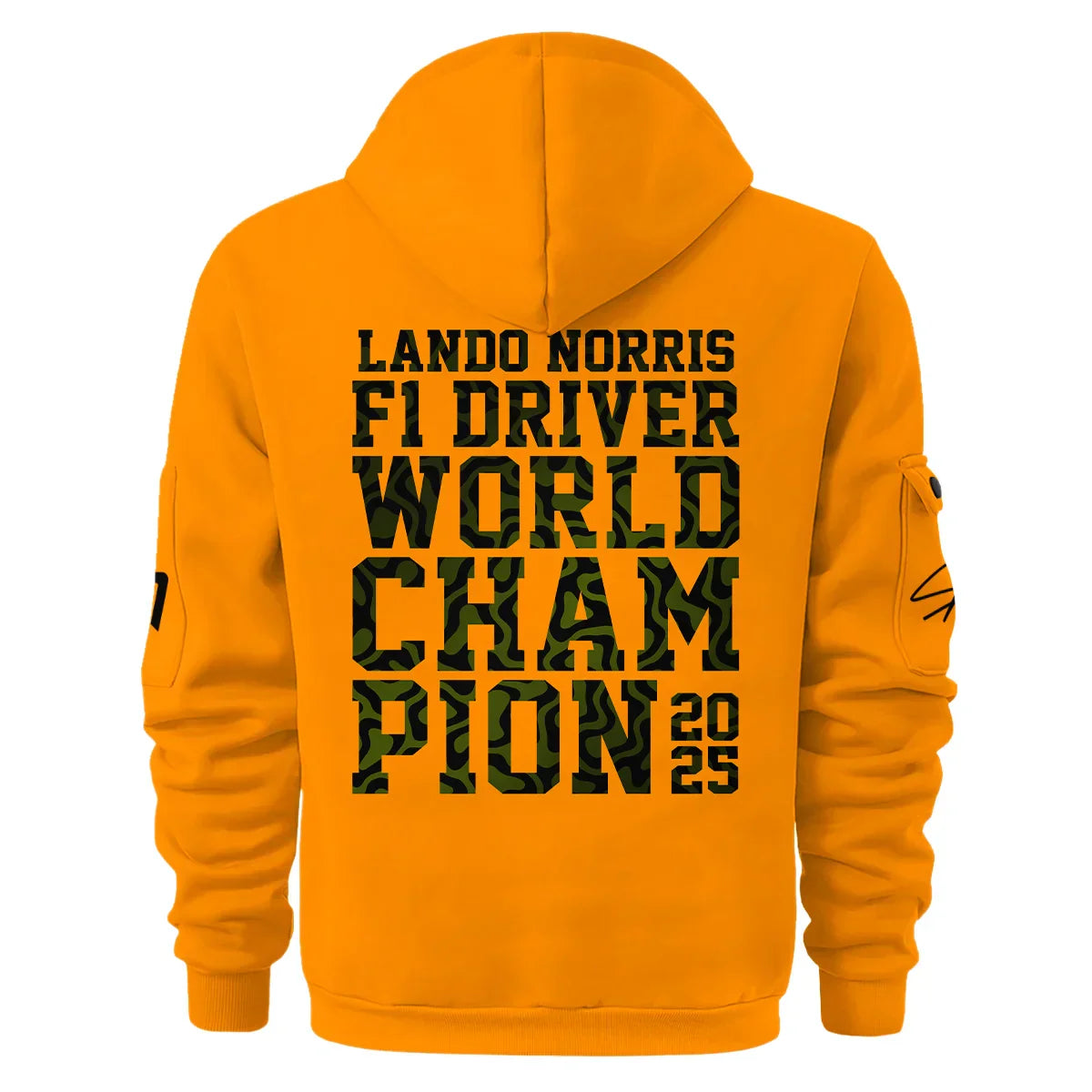 Champion From #4 to #1 Lando Norris McLaren F1 Team Hoodie Half Zip