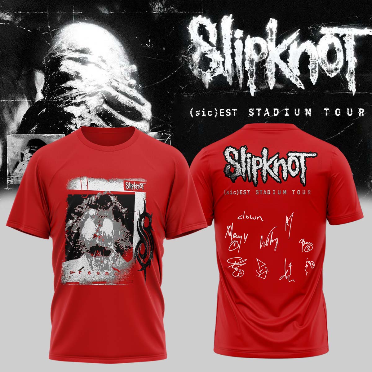 Slipknot ”(sic)est Stadium Tour” Limited Edition Shirt