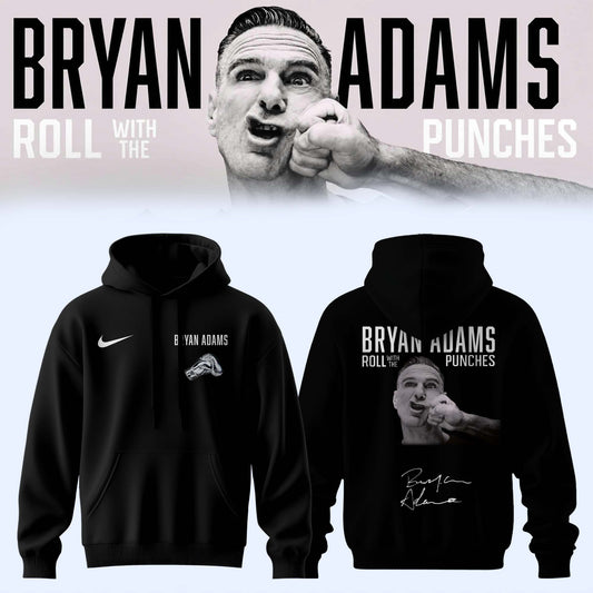 Bryan Adams “Roll With The Punches Tour 2026/27”Limited Edition Hoodie