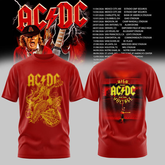 AC/DC 2026 T-SHIRT COLLECTION IS HERE