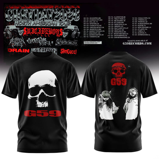 Greyday 2026 “ North American Tour T-Shirt