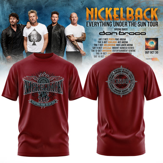 NICKELBACK — EVERYTHING UNDER THE SUN TOUR Limited Edition Shirt