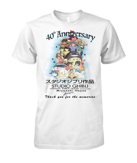 Limited Edition Studio Ghibli 40th Anniversary 1985-2025 Shirt