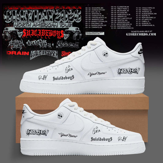 Greyday 2026 “ North American Tour AF1 Shoes