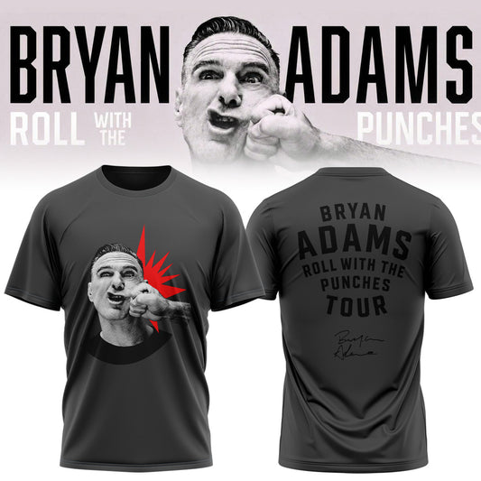 Bryan Adams “Roll With The Punches Tour 2026/27” T-Shirt