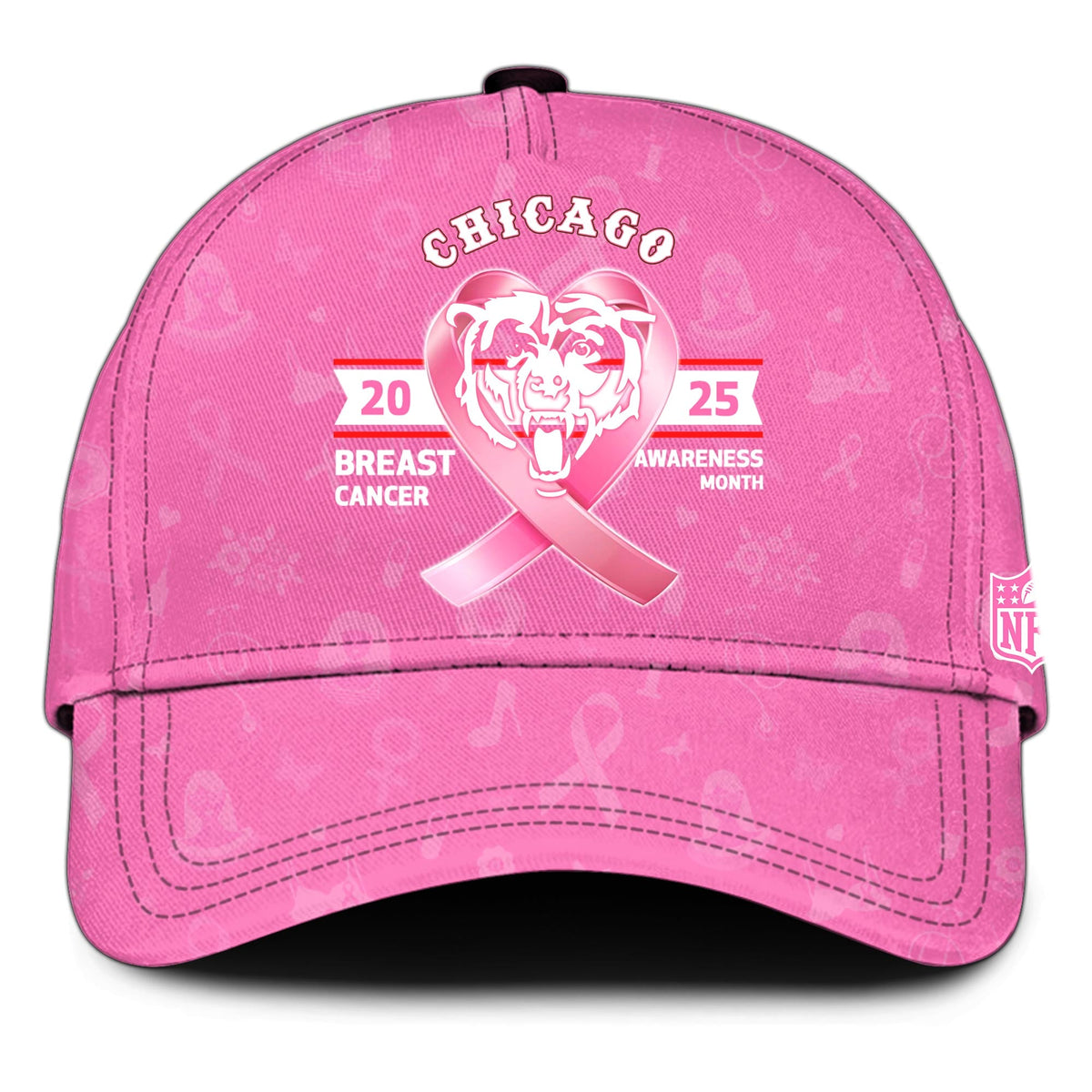 Chicago Bears Special Breast Cancer Awareness Month Limited Edition Hoodie 2025