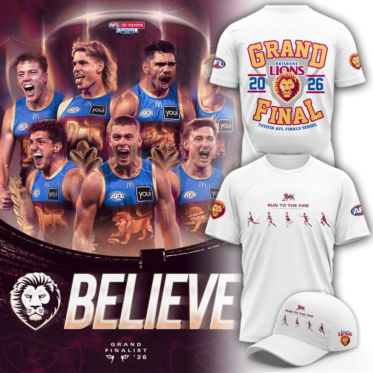 Brisbane Lions 2026 AFL Grand Finalist Limited Shirt