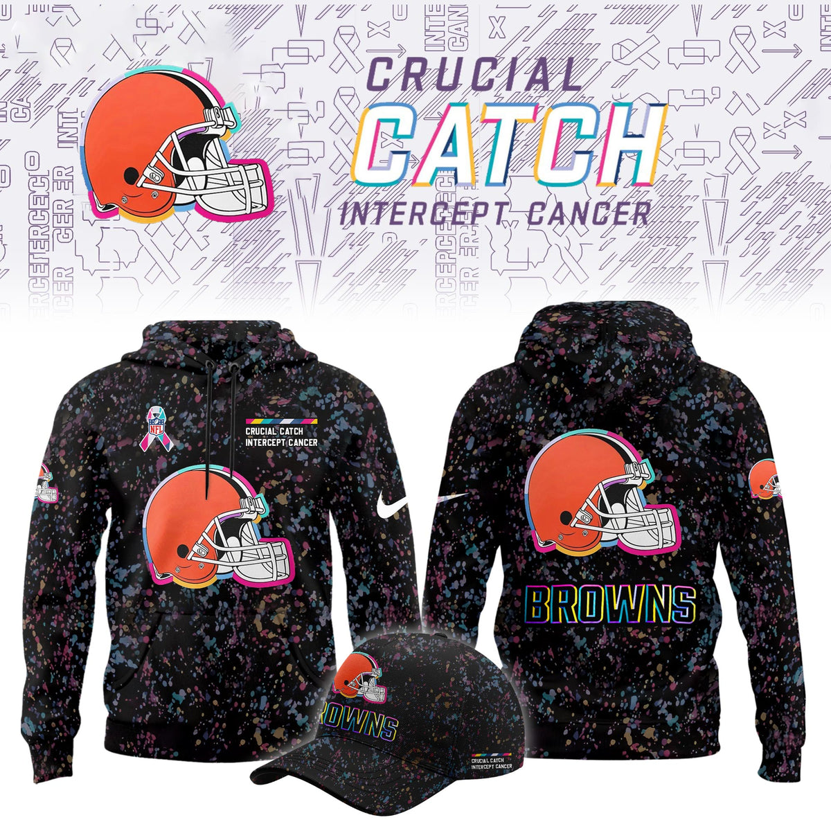 Cleveland Browns Crucial Catch Limited Hoodie
