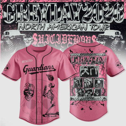 Cleveland Guardians X $uicideboy$ Greyday 2026 “ North American Tour Jersey