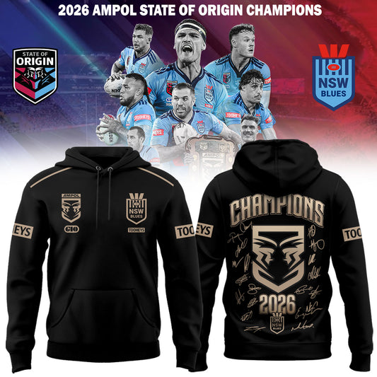 NSW Blues Champions State of Origin 2026 Hoodie