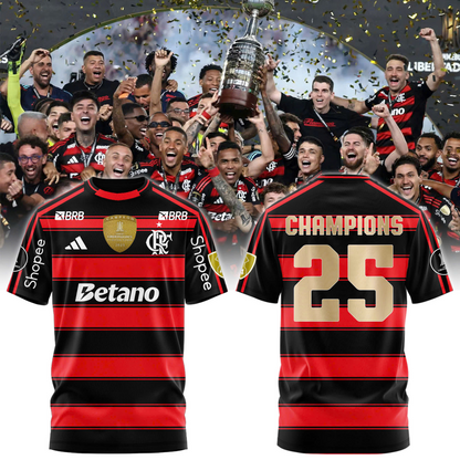 The first Brazilian time with 4 CONMEBOL Libertadores titles Shirt V5