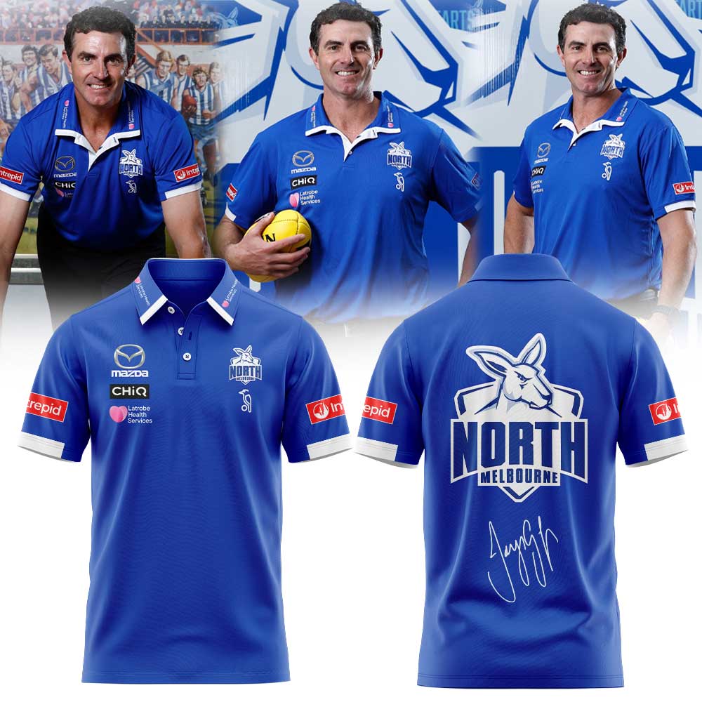 Limited Edition North Melbourne coach Jaymie Graham Polo
