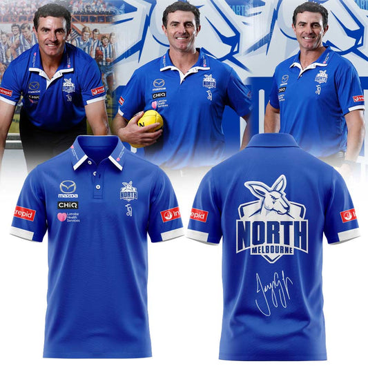 Limited Edition North Melbourne coach Jaymie Graham Polo