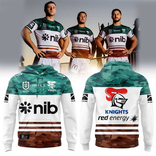 Newcastle Knights 2026 Anzac Round for the 35th Hoodie