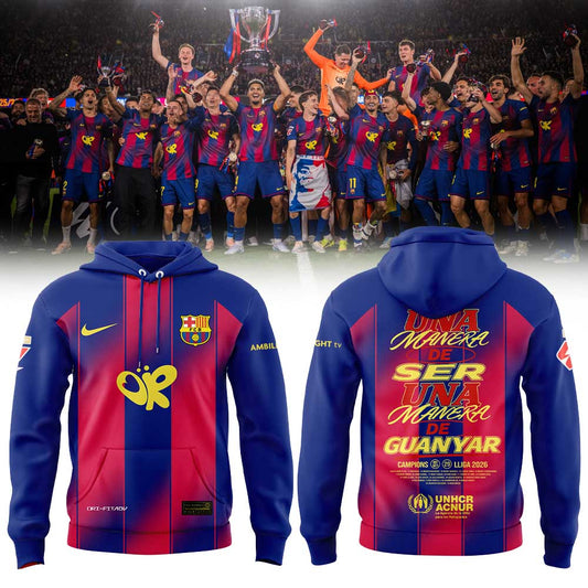 FC Barcelona 29 time La Liga Champions Hoodie