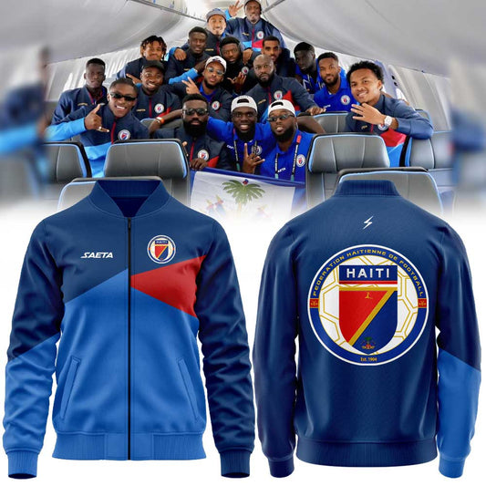 Haïtienne de Football 2026 Training Zip Pullover Jacket V2