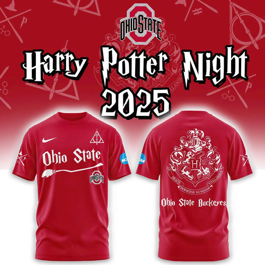 .Limited Edition Ohio State Buckeyes x Harry Potter 2025 Shirt