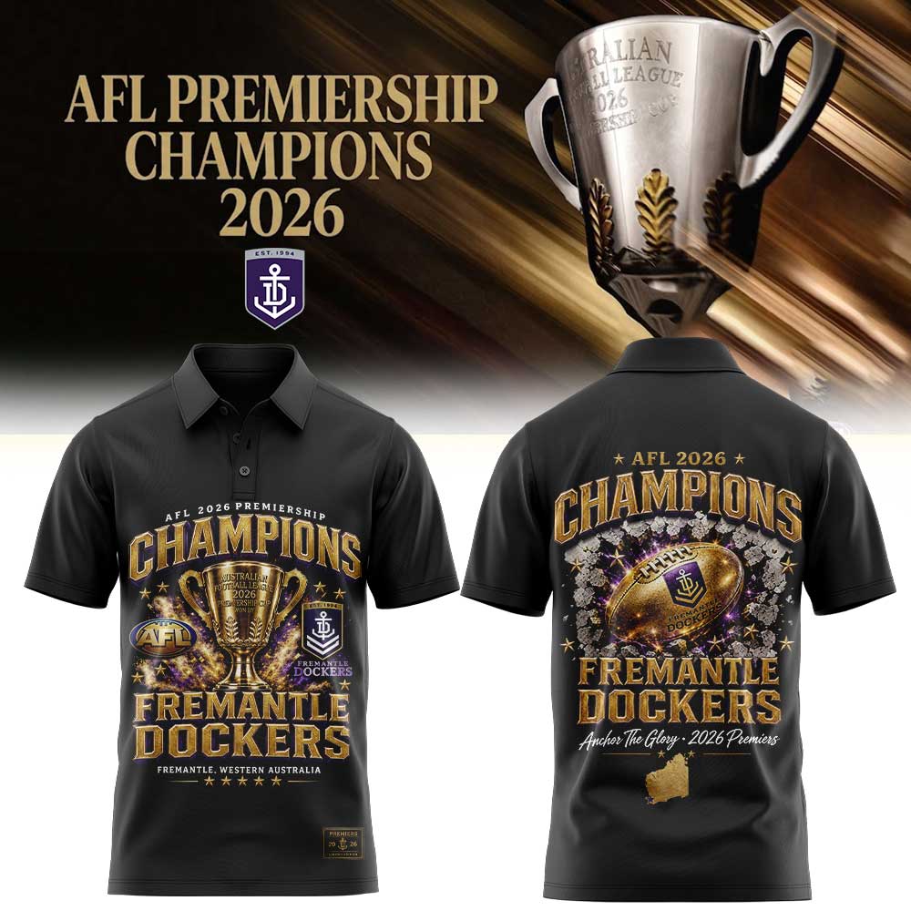 Fremantle Dockers AFL 2026 Premiership Champions Polo
