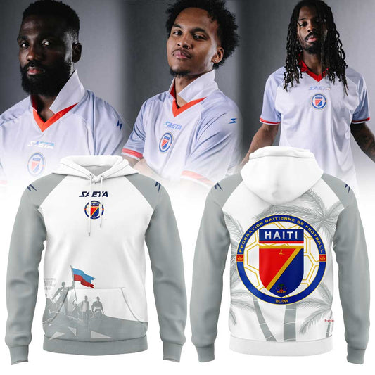 Haïtienne de Football 1974 História do Haiti for World Cup 2026 Hoodie White