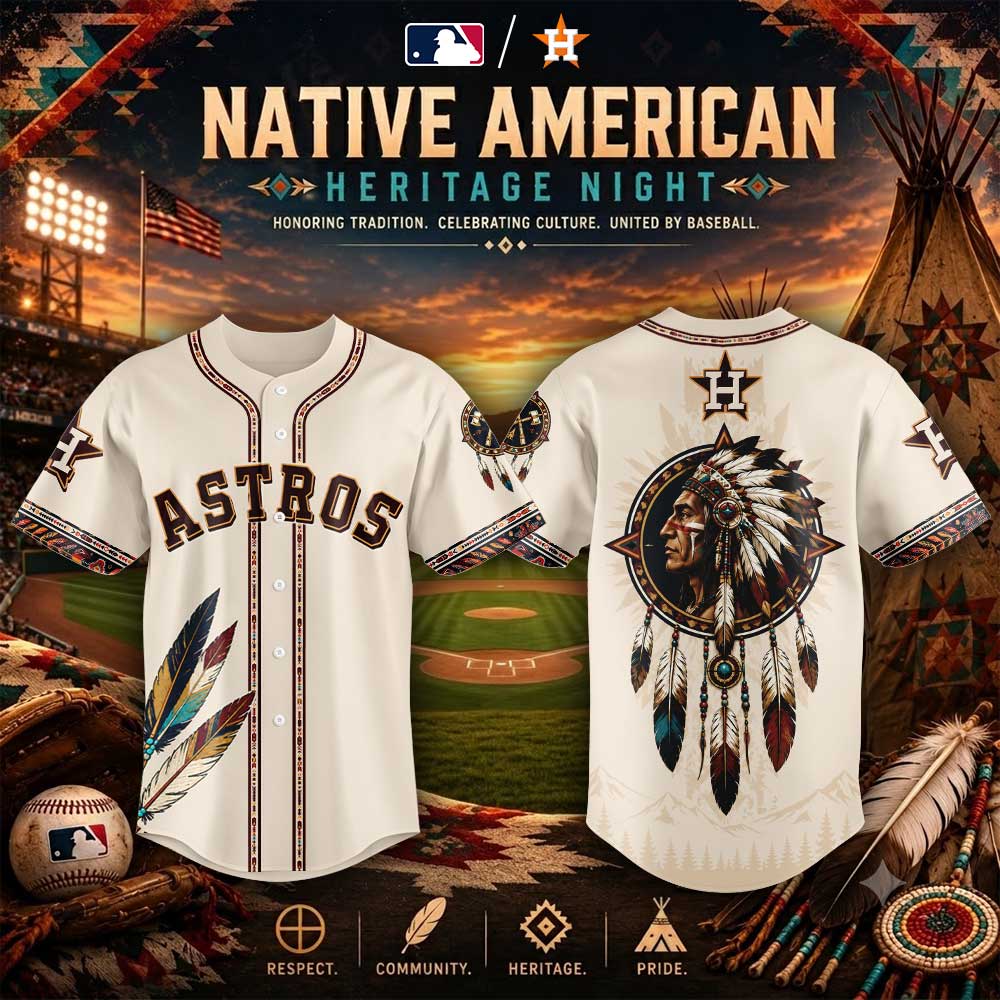 Houston Astros Native American Heritage Night Limited Jersey