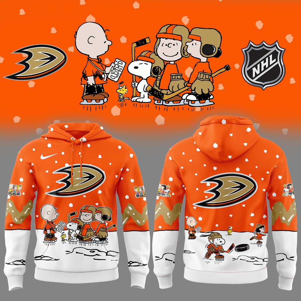 Anaheim Ducks x Peanuts Night 2025 Combo Hoodie