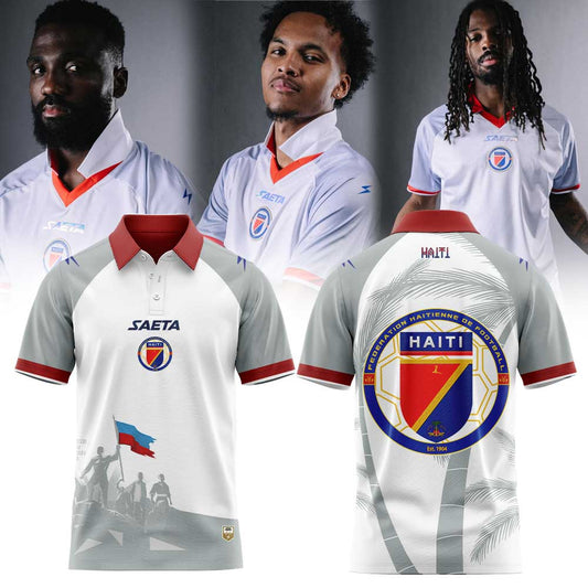 Haïtienne de Football 1974 História do Haiti for World Cup 2026 Polo White