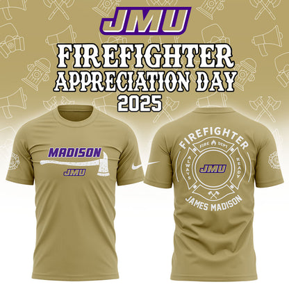 James Madison Firefighter Application Day Shirt