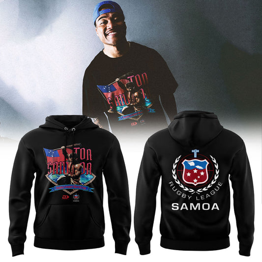 Toa Samoa Rugby League 685 around the world Hoodie