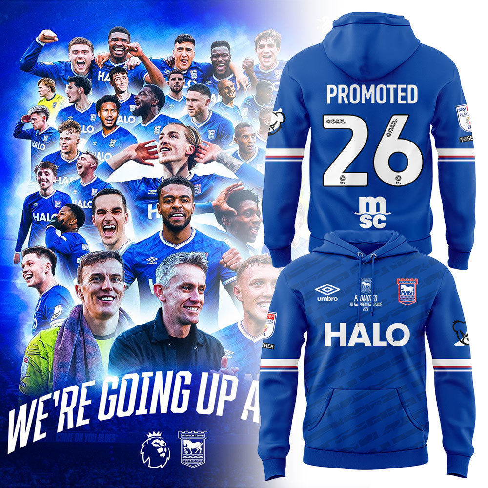 Ipswich Town Promoted 2026 EFL Championship Hoodie