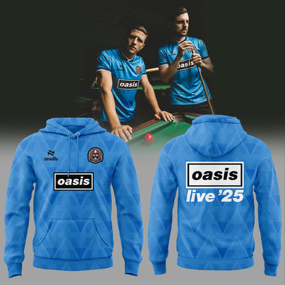Bailiúchán Eagrán Teoranta Bohemian FC x Oasis 2025 Hoodie
