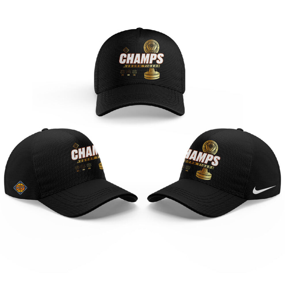 Auburn Men™s Basketball 2026 National Invitation Tournament Champions Hoodie Black