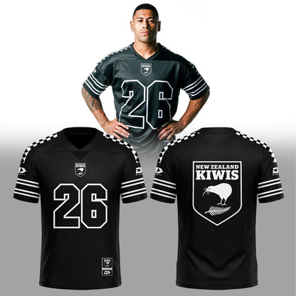 NZ Kiwis 2026 Kiwis Lifestyle Range Football Jersey