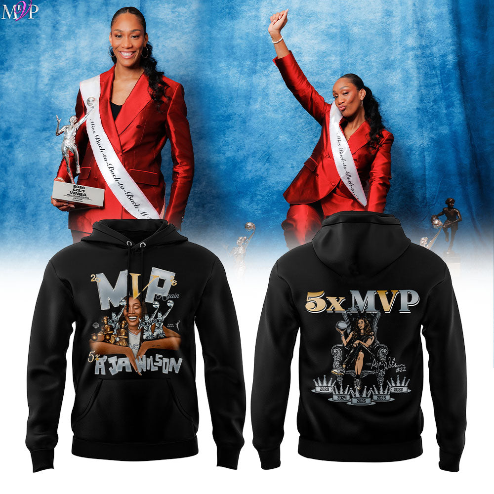 Limited edition A’ja Wilson 5X M'VP Hoodie