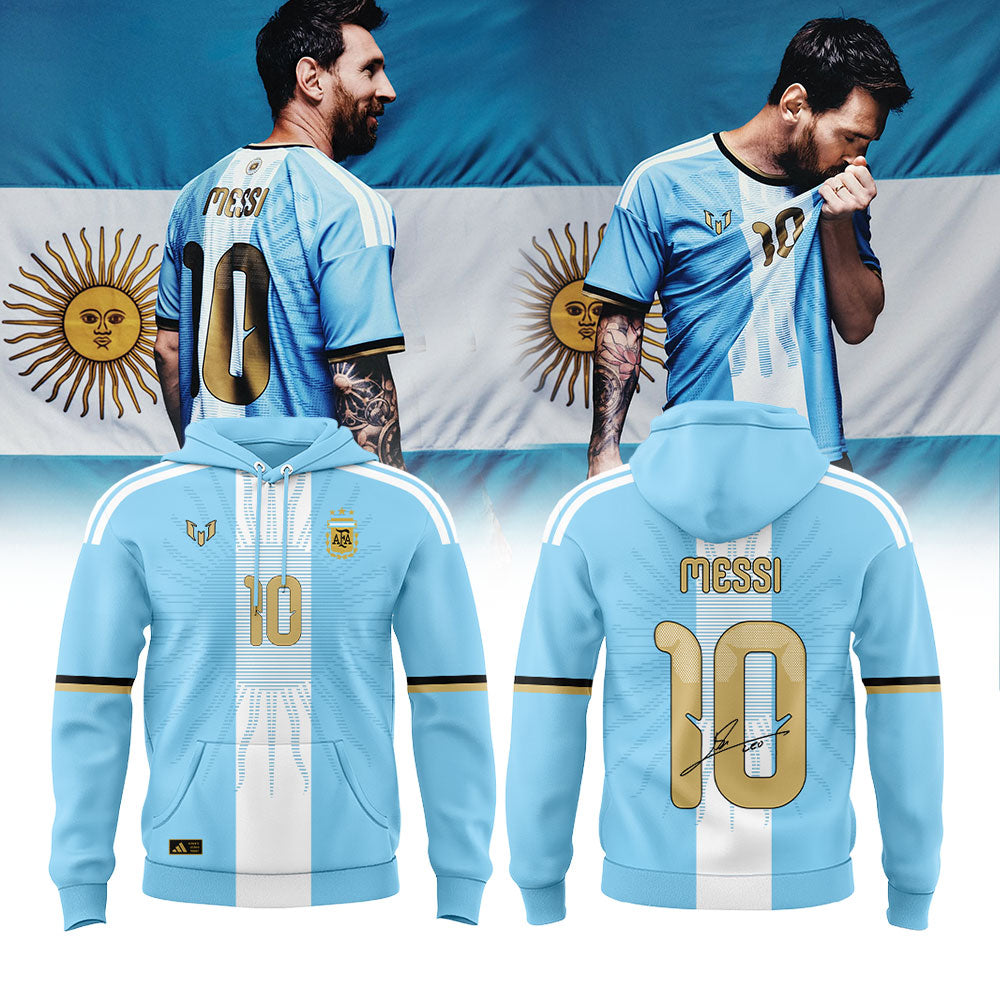 To pay tribute to Lionel Messi in his farewell match for the Argentine national team “Last Dance” Hoodie V2