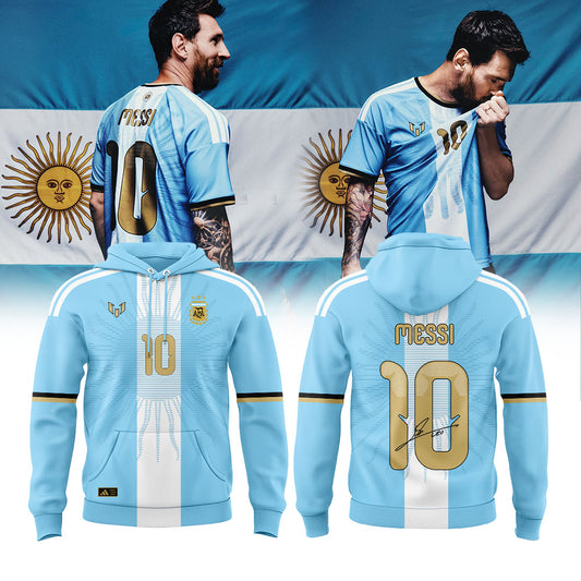 To pay tribute to Lionel Messi in his farewell match for the Argentine national team “Last Dance” Hoodie V2
